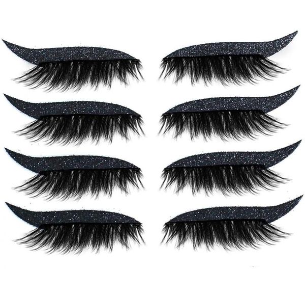 false eyelashes 8pcs4pairs reusable lashes eyeliner and eyelash stickers waterproof easy to use remove tool9719369
false eyelashes 8pcs4pairs reusable lashes eyeliner and eyelash stickers waterproof easy to use remove tool9719369