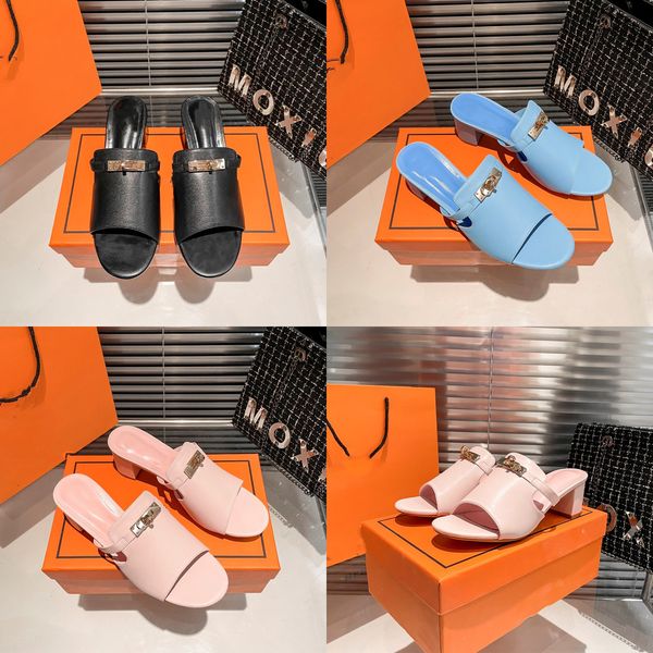 2023 women's designer slippers sandals boutique summer high heel h chypre sandals slippers luxury chunky solid color kelly buckle outdo, Black
2023 women's designer slippers sandals boutique summer high heel h chypre sandals slippers luxury chunky solid color kelly buckle outdo, Black