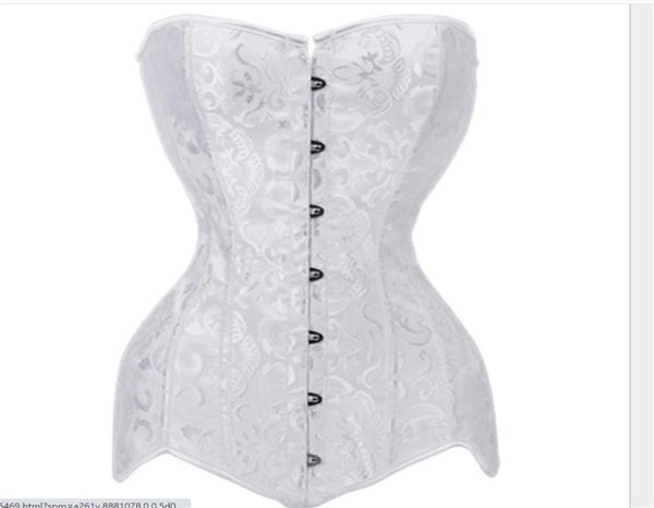 plus size corset double 26 steel boned corset overbust long torso bustiers waist trainer corsets shapewear cincher corselet1272v7270011, Black;white
plus size corset double 26 steel boned corset overbust long torso bustiers waist trainer corsets shapewear cincher corselet1272v7270011, Black;white