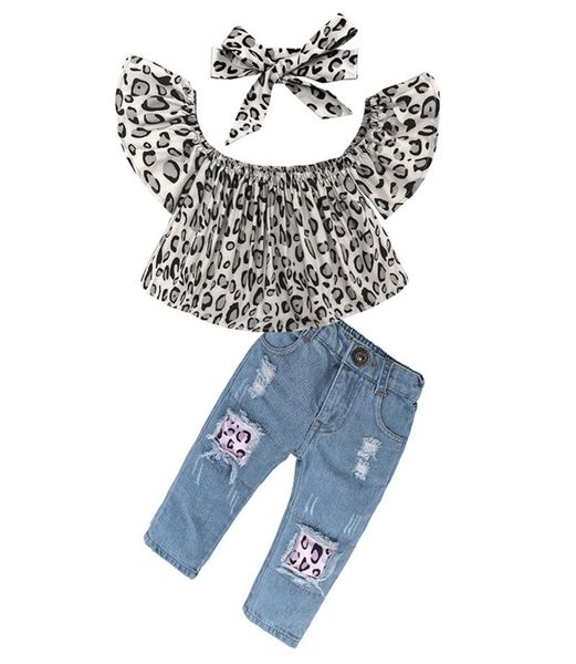 new fashion toddler baby girls off shoulder leopard printed estroyed ripped jeansheadband kids clothes outfit set5173830, White
new fashion toddler baby girls off shoulder leopard printed estroyed ripped jeansheadband kids clothes outfit set5173830, White