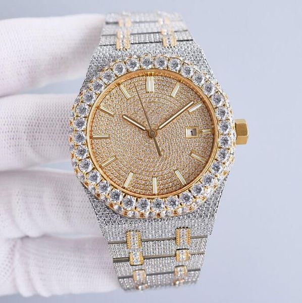 handmade diamonds watch mens automatic mechanical watch 42mm with diamond-studded steel 904l sapphire women wristwatch montre de luxe-08, Slivery;brown
handmade diamonds watch mens automatic mechanical watch 42mm with diamond-studded steel 904l sapphire women wristwatch montre de luxe-08, Slivery;brown