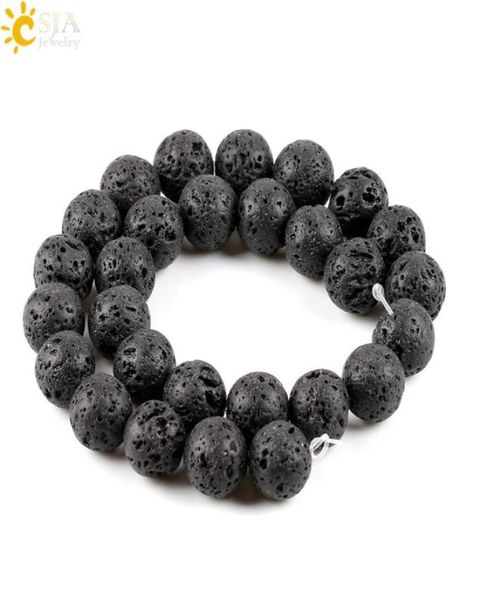 csja 14mm real natural semi precious black lava stone rock beads from volcano for bracelets necklaces diy making healing beads1324462
csja 14mm real natural semi precious black lava stone rock beads from volcano for bracelets necklaces diy making healing beads1324462