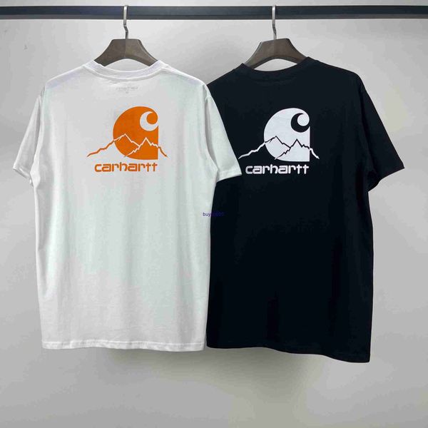 new men's and women's fashion t-shirt high street brand carhart mountain pattern round neck couple loose short sleeve m3v9, White
new men's and women's fashion t-shirt high street brand carhart mountain pattern round neck couple loose short sleeve m3v9, White