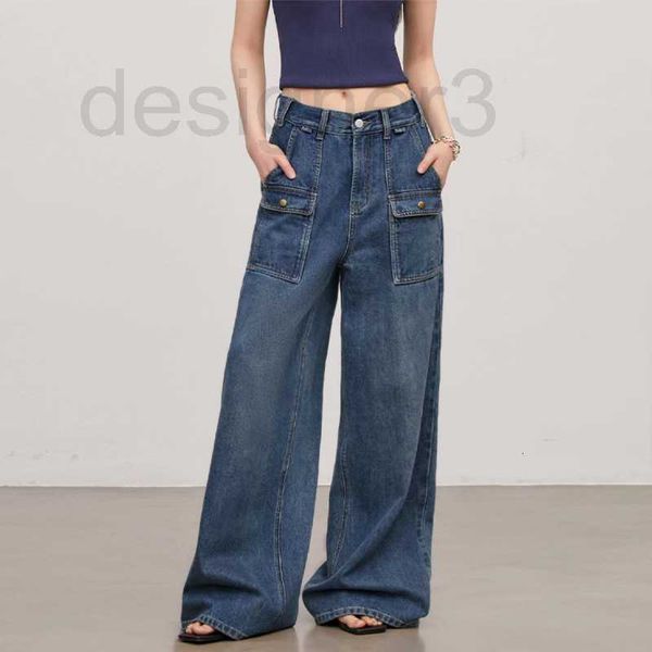 women's jeans designer new flip pocket niche design straight tube wide leg mop jeans for women trend gw9x, Blue
women's jeans designer new flip pocket niche design straight tube wide leg mop jeans for women trend gw9x, Blue