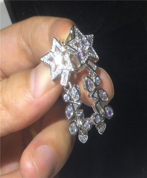 vecalon charm star flower shape dangle earring diamond 925 sterling silver party wedding drop earrings for women jewelry48660006256663, Golden;silver
vecalon charm star flower shape dangle earring diamond 925 sterling silver party wedding drop earrings for women jewelry48660006256663, Golden;silver