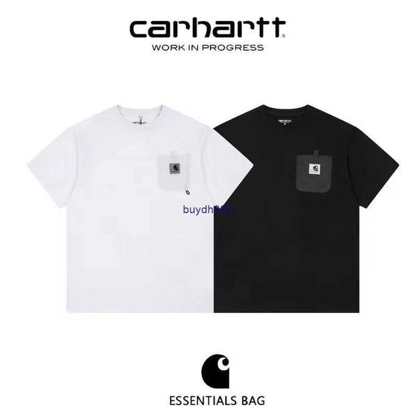 new men's and women's fashion t-shirt high street brand carhart mountain pocket short sleeve workwear casual loose round neck coup, White
new men's and women's fashion t-shirt high street brand carhart mountain pocket short sleeve workwear casual loose round neck coup, White