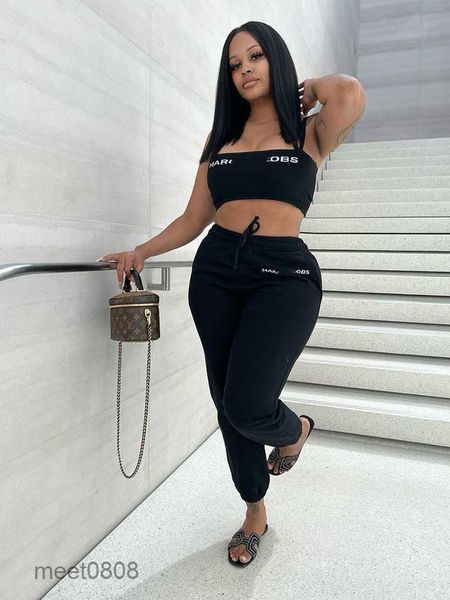 2023 women tracksuits 2 piece set fashion letter print sling vest casual pants outfits ladies new casual t shirt trousers jogging suits, Gray
2023 women tracksuits 2 piece set fashion letter print sling vest casual pants outfits ladies new casual t shirt trousers jogging suits, Gray