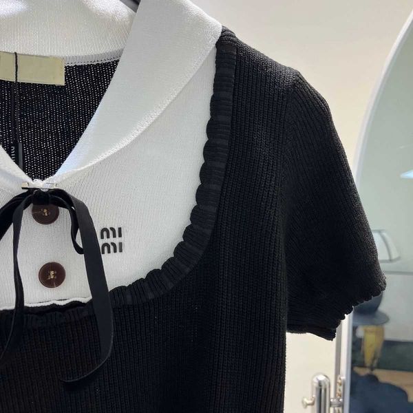 summer women's v-neck knitted splicing short sleeve, knitted hollow breathable cool, neckline with ribbon casual fashion shirt short sl, White
summer women's v-neck knitted splicing short sleeve, knitted hollow breathable cool, neckline with ribbon casual fashion shirt short sl, White