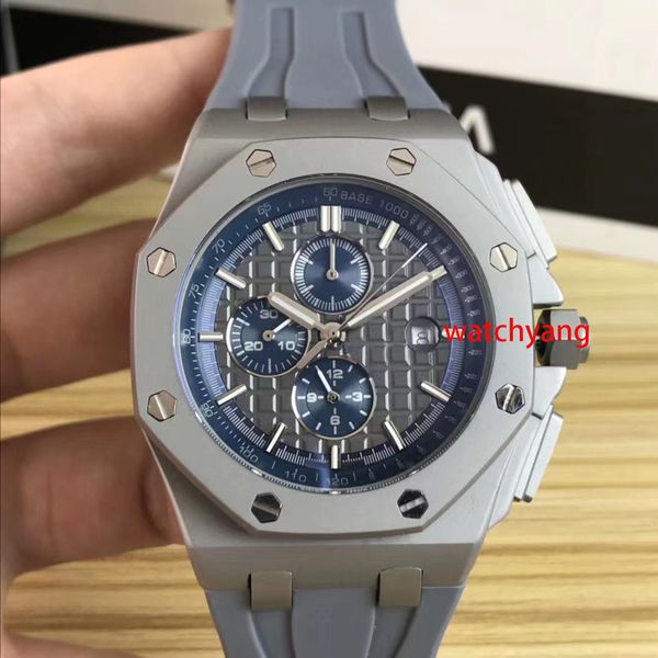 designer men's watch six-pin multi-function mechanical movement 44mm size 15.5mm thickness stainless steel rubber strap sports watch no, Slivery;brown
designer men's watch six-pin multi-function mechanical movement 44mm size 15.5mm thickness stainless steel rubber strap sports watch no, Slivery;brown