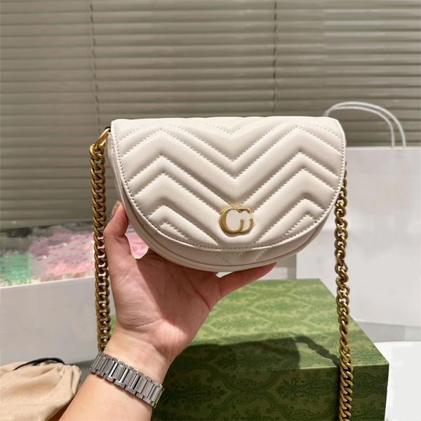 2023 woman saddle bags designer bag woman cossbody shoulder chain bag semi-circle purse fashion cross body leather letters 5a
2023 woman saddle bags designer bag woman cossbody shoulder chain bag semi-circle purse fashion cross body leather letters 5a