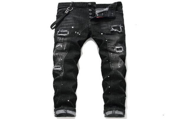 mens rips stretch black jeans fashion slim fit washed motocycle denim pants panelled hip hop trousers b34800998, Blue
mens rips stretch black jeans fashion slim fit washed motocycle denim pants panelled hip hop trousers b34800998, Blue