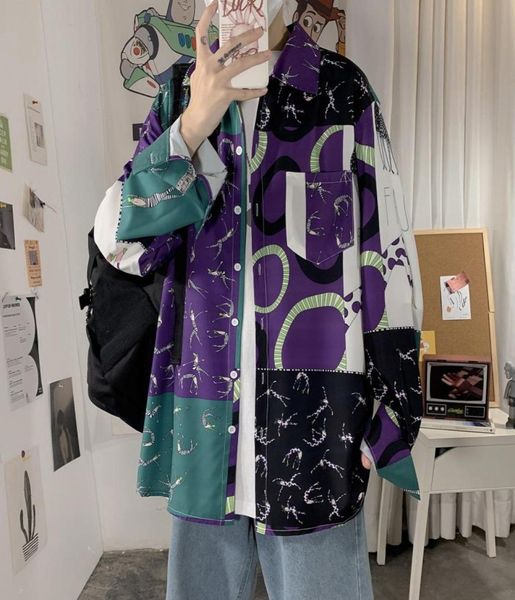 men paisley and scarf print patchwork pocket front shirt without tee w8n228537954220597, White;black
men paisley and scarf print patchwork pocket front shirt without tee w8n228537954220597, White;black