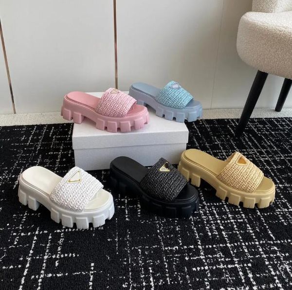 crochet flatform slides women platform slippers raffia straw sandals triangle buckle mules thick bottom heels beige classic slip on espadril, Black
crochet flatform slides women platform slippers raffia straw sandals triangle buckle mules thick bottom heels beige classic slip on espadril, Black