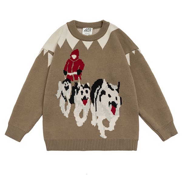 men's tracksuits men hip hop streetwear harajuku sweaters vintage retro japanese style cartoon cute dog jacquard knitted sweater autumn, Gray
men's tracksuits men hip hop streetwear harajuku sweaters vintage retro japanese style cartoon cute dog jacquard knitted sweater autumn, Gray