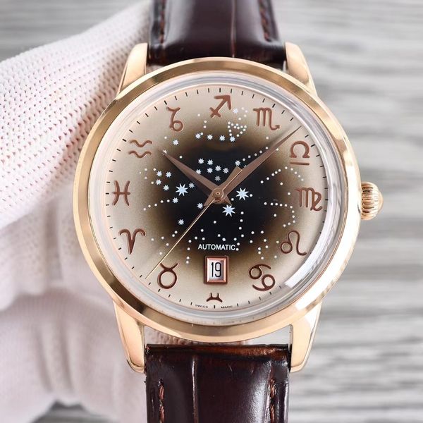 pp men galaxy watch ultra-thin 9015 automatic movement super luminous sapphire waterproof 50 meters of high-end luxury watch produced by big, Slivery;brown
pp men galaxy watch ultra-thin 9015 automatic movement super luminous sapphire waterproof 50 meters of high-end luxury watch produced by big, Slivery;brown