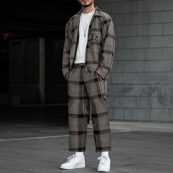men s tracksuits suit spring and autumn classic retro business fashion leisure plus size simple 230720, Gray
men s tracksuits suit spring and autumn classic retro business fashion leisure plus size simple 230720, Gray