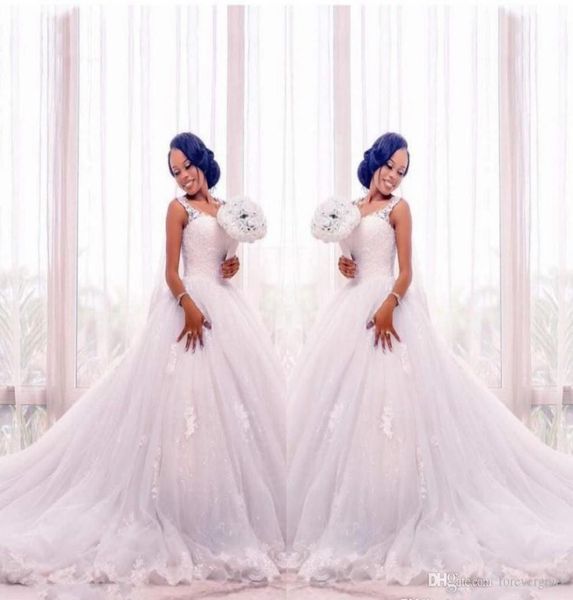 2019 african black girls white wedding dress with lace applique sleeveless country garden bridal gown custom made plus size4667850
2019 african black girls white wedding dress with lace applique sleeveless country garden bridal gown custom made plus size4667850