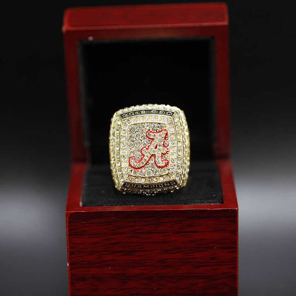 ncaa 2018 university of alabama champion ring multilayer diamond design fans, Golden;silver
ncaa 2018 university of alabama champion ring multilayer diamond design fans, Golden;silver