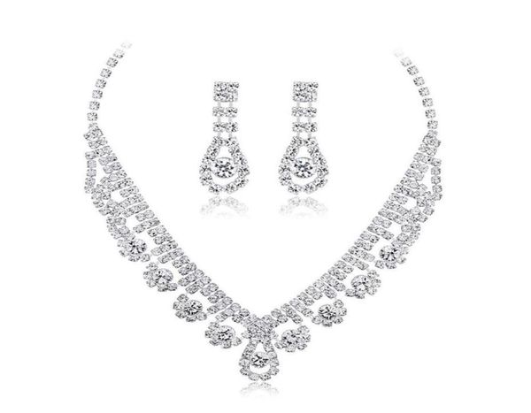 necklace earrings set wedding silver color rhinestone crystal bridal jewelry sets for women4656545
necklace earrings set wedding silver color rhinestone crystal bridal jewelry sets for women4656545