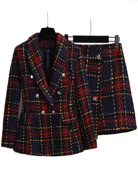 urban dresse s business suit 2 pieces tweed blazer jacket coat and skirt set plaid two piece mini 230720, White;black
urban dresse s business suit 2 pieces tweed blazer jacket coat and skirt set plaid two piece mini 230720, White;black