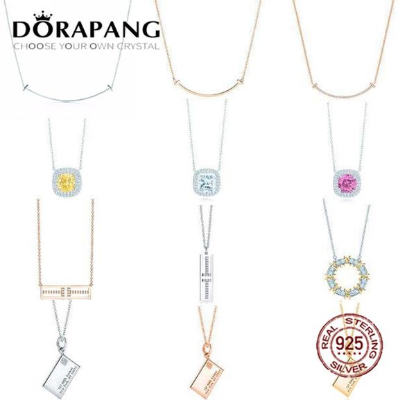 dorapang 100 925 sterling silver glamour geometric zircon pendant necklace smile face clavicle original authentic women jewelry1471434
dorapang 100 925 sterling silver glamour geometric zircon pendant necklace smile face clavicle original authentic women jewelry1471434