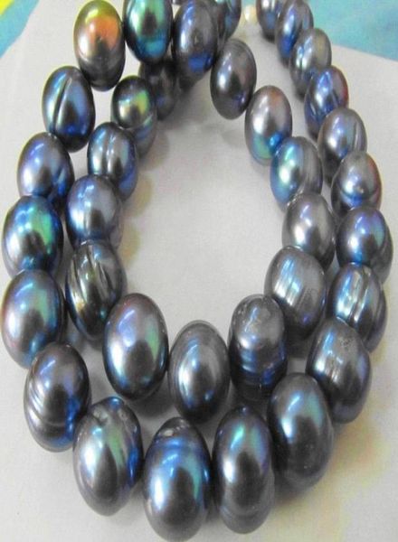 new fine pearl jewelry rare tahitian 1213mmsouth sea black blue pearl necklace 19inch 14k1938841, Silver
new fine pearl jewelry rare tahitian 1213mmsouth sea black blue pearl necklace 19inch 14k1938841, Silver