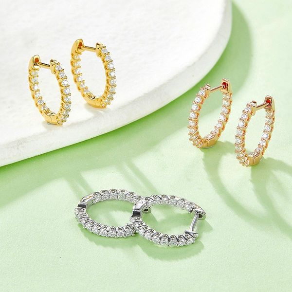 diamond passed test fashion 925 silver bling moissanite earrings hoops for men women nice gift, Golden;silver
diamond passed test fashion 925 silver bling moissanite earrings hoops for men women nice gift, Golden;silver