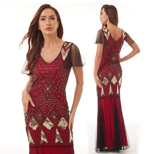 dresses woman party night v-neck appliques elegant cocktail dresses evening gowns for women, Black
dresses woman party night v-neck appliques elegant cocktail dresses evening gowns for women, Black