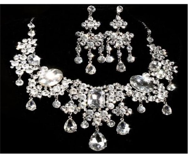 fashion prom jewelry set clear rhinestone crystal earrings necklace bridal wedding party gift2785382, Silver
fashion prom jewelry set clear rhinestone crystal earrings necklace bridal wedding party gift2785382, Silver