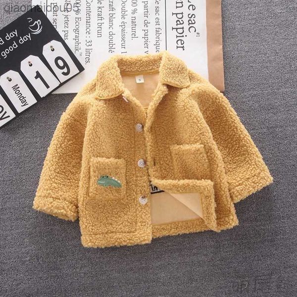 children's jacket single-breasted cartoon dinosaur jacket boys and girls long-sleeved thick warm plush jacket autumn and winter l230712, Blue;gray
children's jacket single-breasted cartoon dinosaur jacket boys and girls long-sleeved thick warm plush jacket autumn and winter l230712, Blue;gray