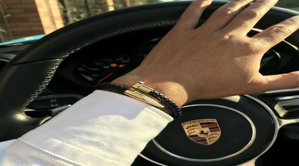 mcllroy bracelets men brackelts bangles pulseiras 6mm weave genuine leather nail bracelet charm love cuff bracelet masculina2837552, Golden;silver
mcllroy bracelets men brackelts bangles pulseiras 6mm weave genuine leather nail bracelet charm love cuff bracelet masculina2837552, Golden;silver