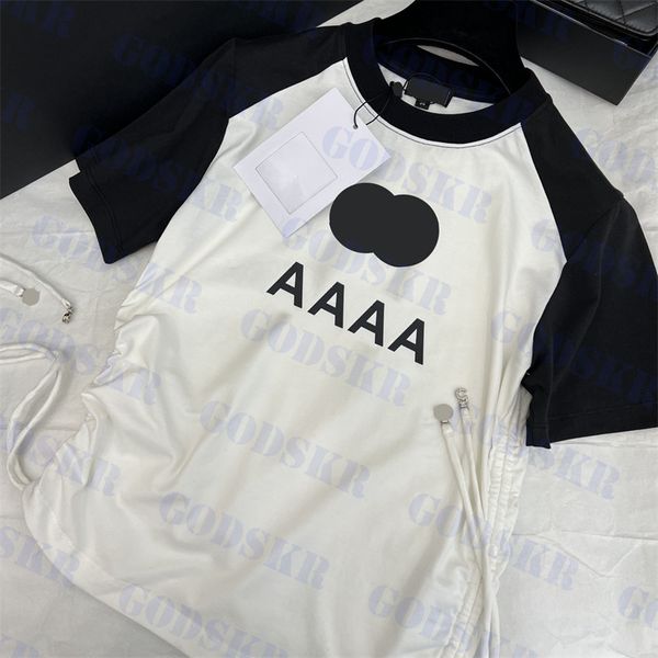 fashion womens t shirt slim tees contrast color shirts ladies clothing two colors, White
fashion womens t shirt slim tees contrast color shirts ladies clothing two colors, White