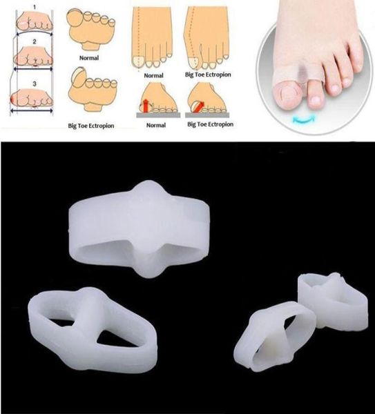 1 pair of toe separators stretchers straighteners alignment bunion gel 2 holes pain relief foot care tools8833938
1 pair of toe separators stretchers straighteners alignment bunion gel 2 holes pain relief foot care tools8833938