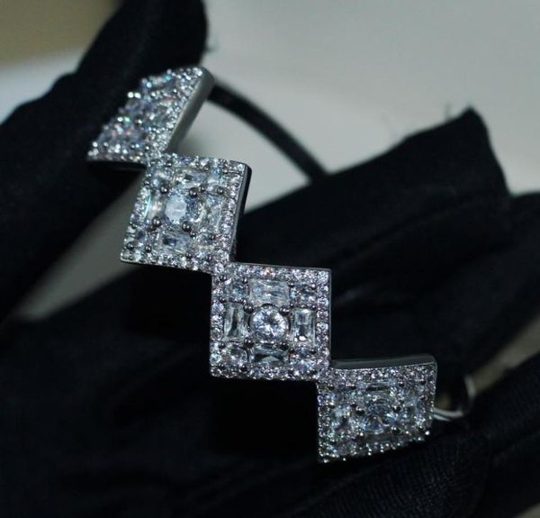 new arrival luxury jewelry 925 sterling silver princess cut white z cz diamond gemstones women wedding bridal bangle 6435430, Black
new arrival luxury jewelry 925 sterling silver princess cut white z cz diamond gemstones women wedding bridal bangle 6435430, Black