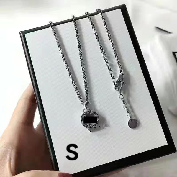 high-end pendant necklaces twist necklace 925 silver letter gu designers jewellery love for mens womens jewelers original packaging
high-end pendant necklaces twist necklace 925 silver letter gu designers jewellery love for mens womens jewelers original packaging