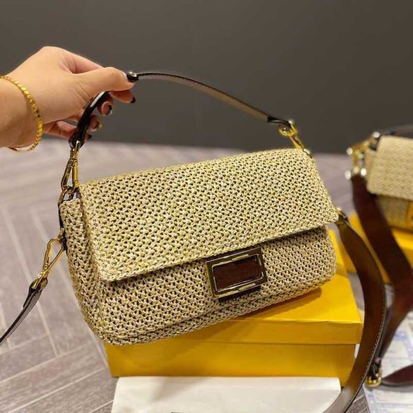 straw baguette bag summer designer bag casual luxury handbag purse flap mirror quality shoulder bags for women beach woven tote 230616
straw baguette bag summer designer bag casual luxury handbag purse flap mirror quality shoulder bags for women beach woven tote 230616