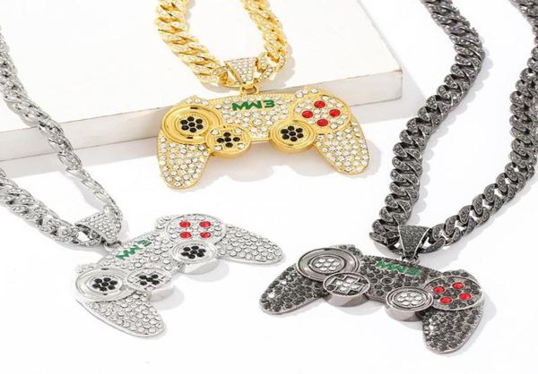 pendant necklaces hip hop jewelry game controller necklace diamond charm gifts for men women children and boys7450562, Silver
pendant necklaces hip hop jewelry game controller necklace diamond charm gifts for men women children and boys7450562, Silver