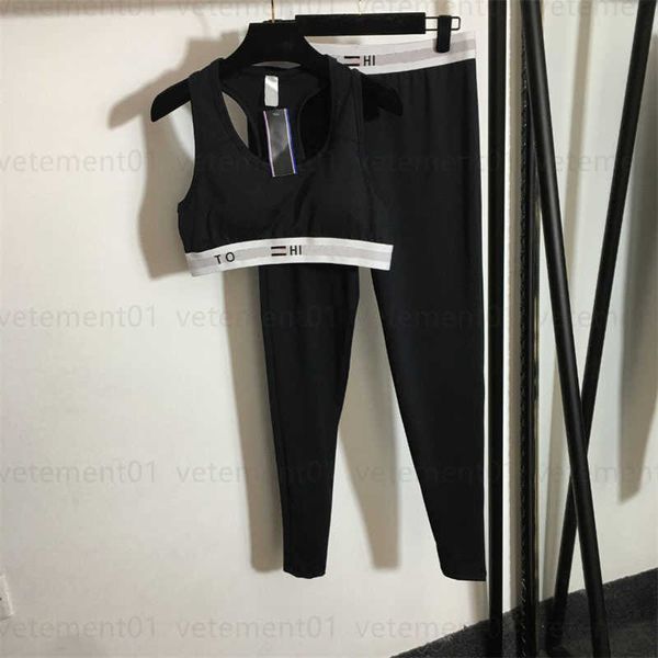 summer tank sweatpants two piece suit letter ribbon waist slimming skinny bottoms designer track suit lady yoga fitness wear
summer tank sweatpants two piece suit letter ribbon waist slimming skinny bottoms designer track suit lady yoga fitness wear