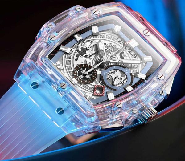 onola brand transparent plastic watch men women clock 2021 fashion sports casual unique quartz luxury square mens4200461
onola brand transparent plastic watch men women clock 2021 fashion sports casual unique quartz luxury square mens4200461