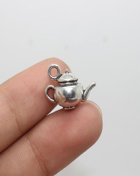 16pcs1813mm antique silver tone 3d teapot charm pendant for jewelry making7146021, Bronze;silver
16pcs1813mm antique silver tone 3d teapot charm pendant for jewelry making7146021, Bronze;silver