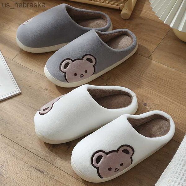 women fur slippers new arrival cartoon bear slides nonslip winter plush slippers indoor bedroom warm shoes for female male l230518, Black;grey
women fur slippers new arrival cartoon bear slides nonslip winter plush slippers indoor bedroom warm shoes for female male l230518, Black;grey