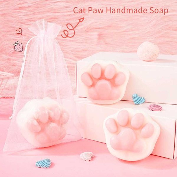 handmade soap deep cleaning cat paw whitening soap body bath face soap gentle cleaning gift for girl cute design beautiful packaging
handmade soap deep cleaning cat paw whitening soap body bath face soap gentle cleaning gift for girl cute design beautiful packaging