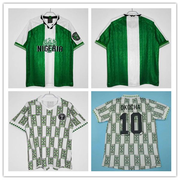1994 nigeria retro soccer jerseys 94 vintage football shirt okocha jersey yekini finidi classic maillot, Black;yellow
1994 nigeria retro soccer jerseys 94 vintage football shirt okocha jersey yekini finidi classic maillot, Black;yellow