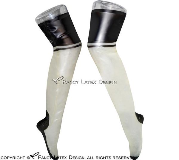 transparent and black long stockings with heel constract trims rubber latex seamed thigh high stockings 00048587780, Silver
transparent and black long stockings with heel constract trims rubber latex seamed thigh high stockings 00048587780, Silver