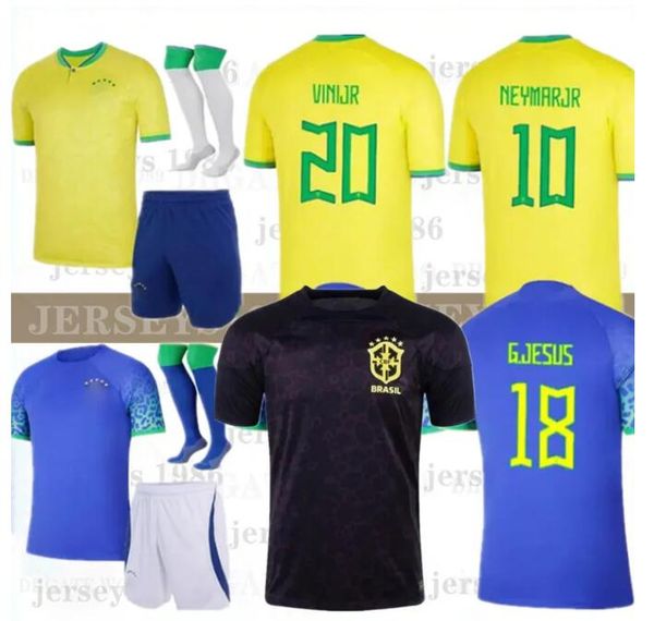 2022 2023 brazils soccer jersey marcelo pele paqueta neres coutinho firmino jesus vini jr 22 23 brasils football shirt kids kit men 888, Black;yellow
2022 2023 brazils soccer jersey marcelo pele paqueta neres coutinho firmino jesus vini jr 22 23 brasils football shirt kids kit men 888, Black;yellow