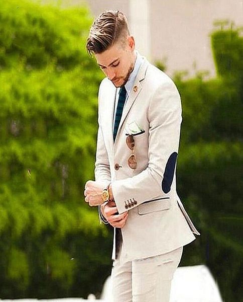 handsome beige mens suits wedding tuxedos elbow patches business casual groom formal wear trim fit male blazers 2 pieces jacket pa3391172, Black;gray
handsome beige mens suits wedding tuxedos elbow patches business casual groom formal wear trim fit male blazers 2 pieces jacket pa3391172, Black;gray