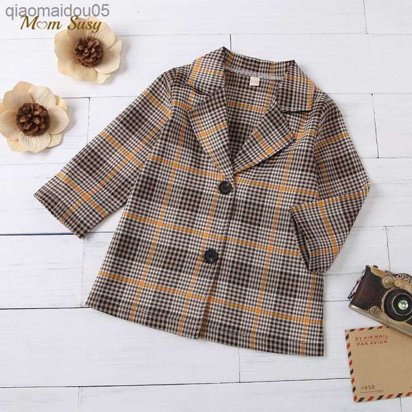 baby girl jacket plaid infant toddle suit blazer jacket spring autumn summer coat baby outwear clothes 1-6y l230712, Blue;gray
baby girl jacket plaid infant toddle suit blazer jacket spring autumn summer coat baby outwear clothes 1-6y l230712, Blue;gray