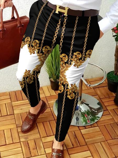 men's pants men business casual trousers retro pattern print straight long mens spring autumn fashion streetwear 230720, Black
men's pants men business casual trousers retro pattern print straight long mens spring autumn fashion streetwear 230720, Black