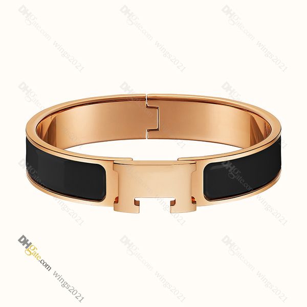 designer bracelet for women classic letter h bracelet titanium steel & enamel bracelets gold-plated never fading non-allergic,rose gold brac, Black
designer bracelet for women classic letter h bracelet titanium steel & enamel bracelets gold-plated never fading non-allergic,rose gold brac, Black