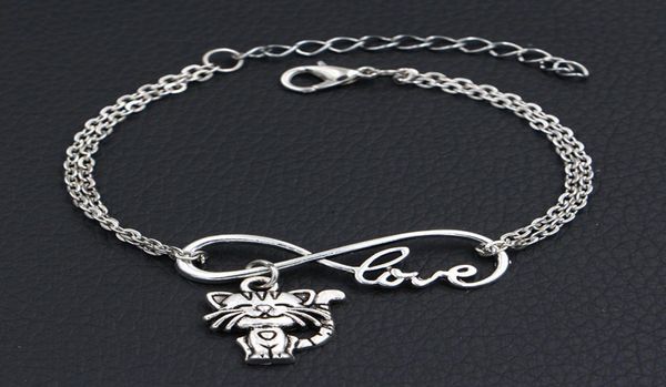 new arrival alloy infinity love cat pendant charm bracelets bangles good qaulity handmade silver link chain diy jewelry gift for7166395, Golden;silver
new arrival alloy infinity love cat pendant charm bracelets bangles good qaulity handmade silver link chain diy jewelry gift for7166395, Golden;silver